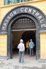 27-In front of the prison called Hanoi Hilton